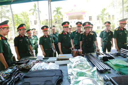 Bộ Tham mưu Quân khu 7 kiểm tra công tác chuẩn bị tiếp nhận, huấn luyện chiến sĩ mới