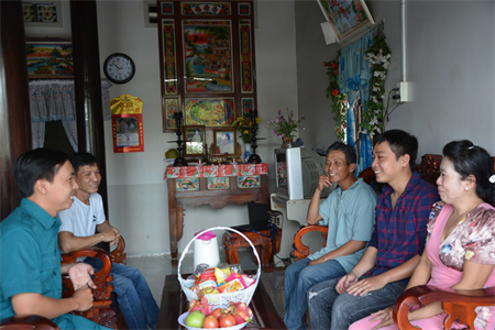 Đảng viên trẻ Phan Sĩ Nguyên xung phong nhập ngũ