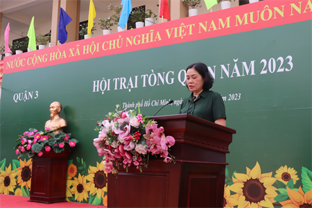 Quận 3 khai mạc Hội trại tòng quân năm 2023