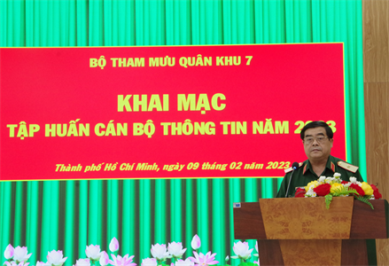 Tập huấn cán bộ thông tin và triển khai nhiệm vụ năm 2023