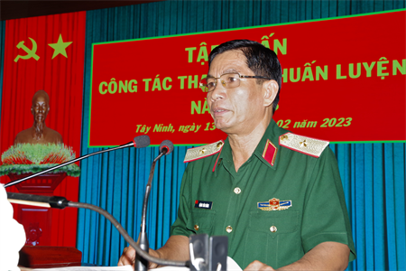 Quân khu 7 tập huấn công tác tham mưu huấn luyện năm 2023