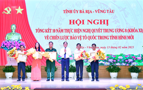 Tỉnh ủy Bà Rịa – Vũng Tàu tổng kết 10 năm thực hiện Nghị quyết Trung ương 8 (khóa XI)