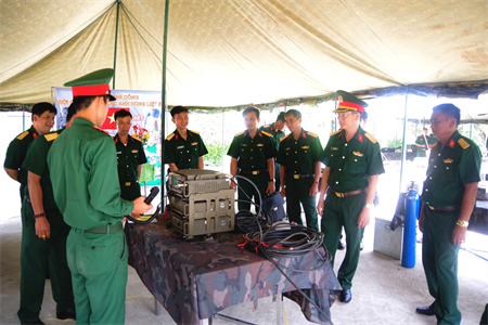 Ban Chỉ đạo 515 tỉnh Long An thăm, làm việc Đội K73 trước khi lên đường làm nhiệm vụ