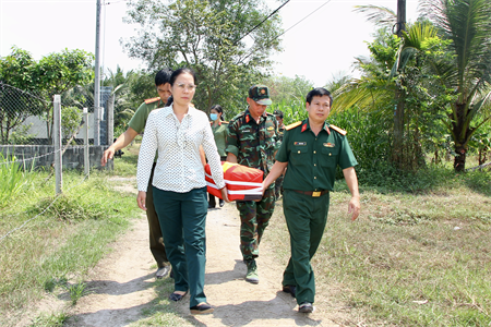 Ban Chỉ đạo 515 TPHCM qui tập hài cốt liệt sĩ tại huyện Củ Chi