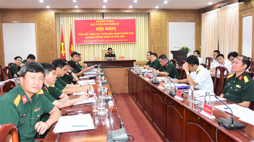 Bộ Quốc phòng tổng kết công tác tuyển sinh quân sự năm 2022; triển khai phương hướng, nhiệm vụ năm 2023