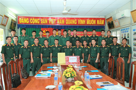Ban Chỉ đạo 515 Quân khu thăm, kiểm tra Đội K73 trước khi lên đường làm nhiệm vụ