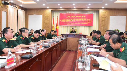 Quán triệt tư tưởng chỉ đạo cuốn sách của Tổng Bí thư Nguyễn Phú Trọng vào thực hiện thắng lợi sự nghiệp quân sự, quốc phòng, bảo vệ Tổ quốc hiện nay