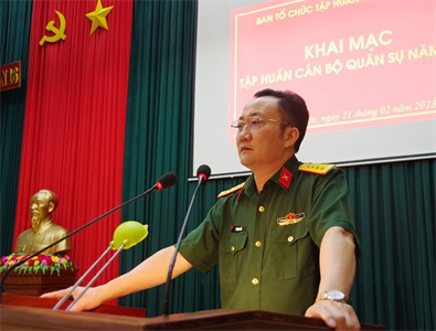 Binh đoàn 16 tập huấn cán bộ quân sự để nâng cao chất lượng huấn luyện