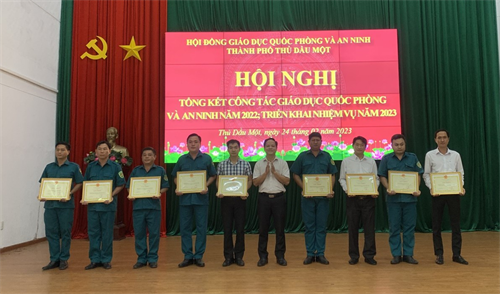 Thành phố Thủ Dầu Một triển khai công tác giáo dục quốc phòng và an ninh năm 2023