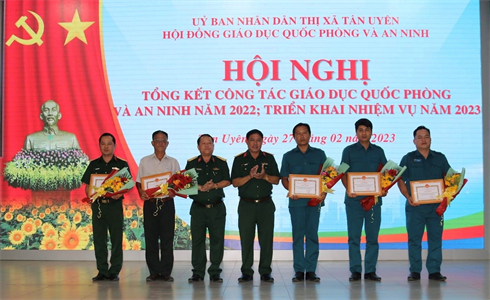 Hội đồng Giáo dục quốc phòng và an ninh thành phố Tân Uyên, tỉnh Bình Dương triển khai nhiệm vụ năm 2023