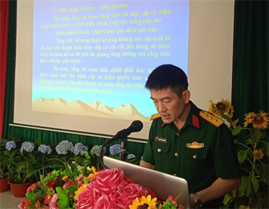 Tập huấn cán bộ chuyên ngành Công binh năm 2023