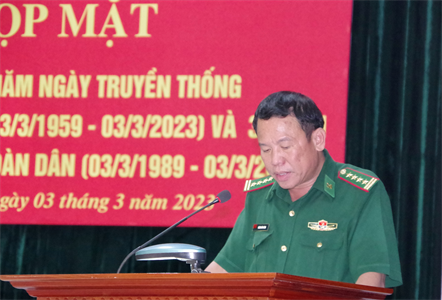 Họp mặt kỷ niệm 64 năm truyền thống Bộ đội Biên phòng