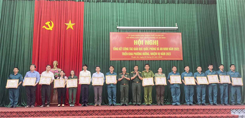 Thành phố Thuận An, tỉnh Bình Dương triển khai công tác giáo dục quốc phòng và an ninh năm 2023