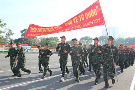 LLVT Thành phố Hồ Chí Minh hưởng ứng Ngày chạy Thể thao Quân sự thế giới