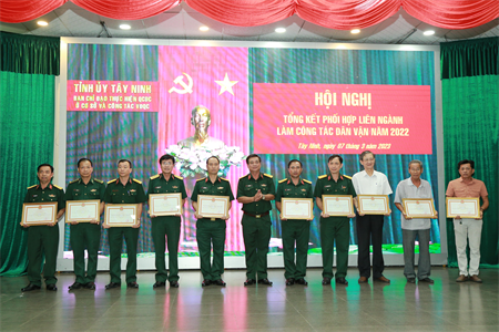 Tây Ninh tổng kết hoạt động dân vận năm 2022