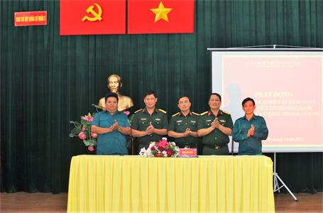 LLVT Quận 3 phát động thi đua “Ghi sâu lời Bác, thi đua hoàn thành xuất sắc nhiệm vụ 6 tháng đầu năm 2023”