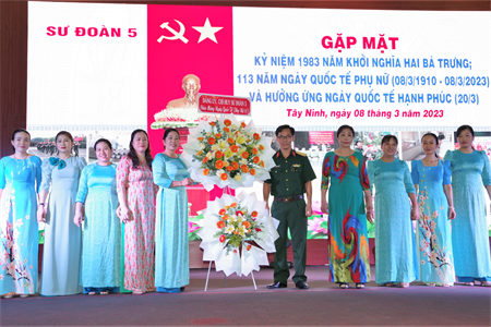Sư đoàn 5 nhiều hoạt động sôi nổi kỷ niệm ngày Quốc tế Phụ nữ