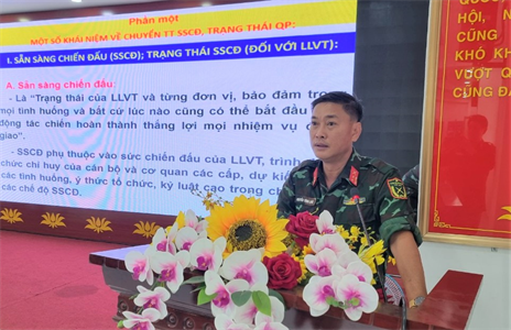 LLVT Quận 1 luyện tập chuyển trạng thái sẵn sàng chiến đấu