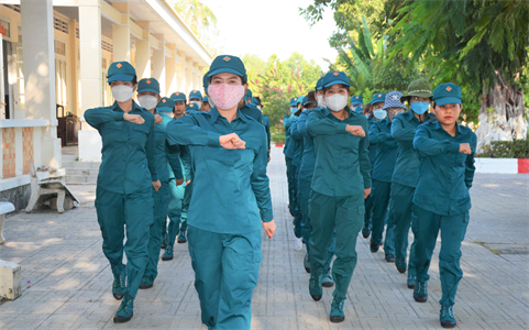 Những nữ dân quân “hai giỏi” ở huyện Châu Thành