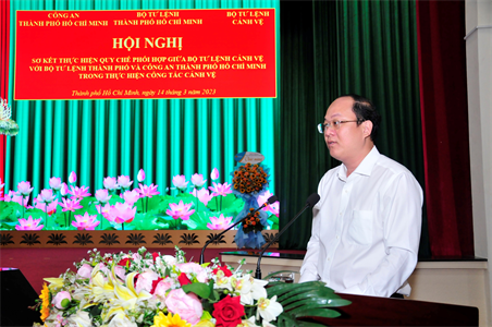Bộ Tư lệnh TPHCM, Bộ Tư lệnh Cảnh vệ và Công an TPHCM sơ kết phối hợp