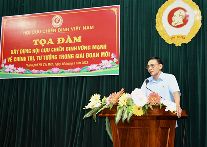 Tọa đàm “Xây dựng Hội Cựu chiến binh Việt Nam vững mạnh về chính trị, tư tưởng trong giai đoạn mới”