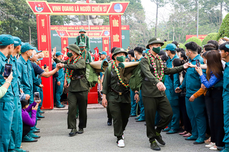 Thành phố Tân Uyên, tỉnh Bình Dương chất lượng thanh niên nhập ngũ được nâng lên