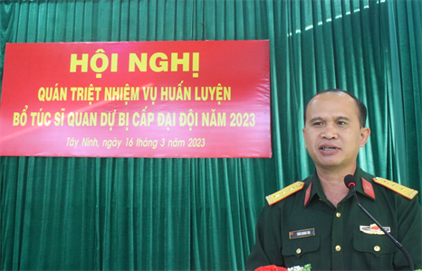 Trung đoàn 174 khai giảng bổ túc sĩ quan dự bị cấp đại đội