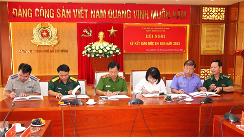 Khối Thi đua VIII - UBND TPHCM ký kết giao ước thi đua năm 2023