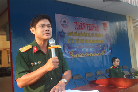 Thị xã Hòa Thành, tỉnh Tây Ninh tuyên truyền tuyển sinh quân sự năm 2023