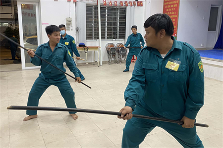 LLVT phường 12, quận Bình Thạnh nâng cao chất lượng huấn luyện, hội thao