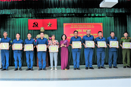 Quận 10 hoàn thành 100% chỉ tiêu giao quân năm 2023
