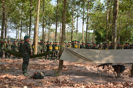 Tỉnh Tây Ninh kiểm tra công tác huấn luyện chiến sĩ mới