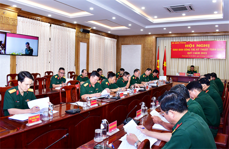 Bộ Quốc phòng giao ban công tác Kỹ thuật toàn quân quý I năm 2023