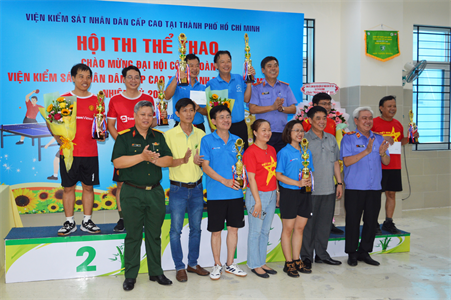 Hội thi thể thao chào mừng Đại hội Công đoàn Viện cấp cao 3 nhiệm kỳ 2023 – 2028