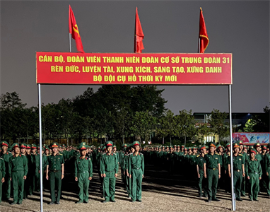 Đoàn cơ sở Trung đoàn 31, Sư đoàn 309: Phát động phong trào cách mạng giai đoạn 2022 – 2027