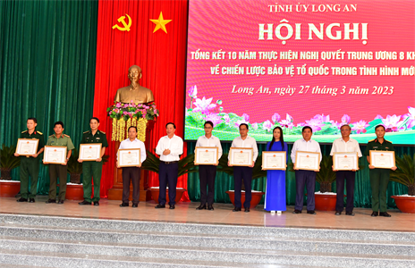 Tỉnh ủy Long An tổng kết 10 năm thực hiện Nghị quyết Trung ương 8 (khóa XI)