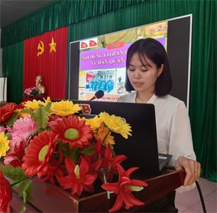Ban CHQS huyện Dầu Tiếng, tỉnh Bình Dương: Hội thi cán bộ giảng dạy chính trị giỏi năm 2023