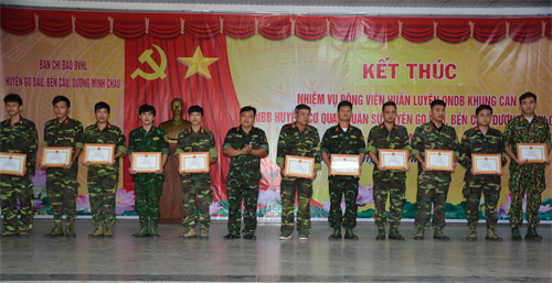 Tỉnh Tây Ninh hoàn thành tốt nhiệm vụ huấn luyện cán bộ dự bị động viên năm 2023
