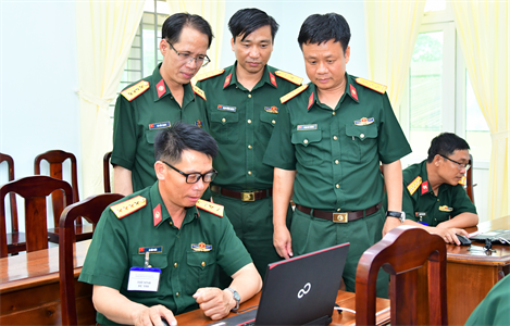Bộ Tham mưu Quân khu 7 kiểm tra trình độ chuyên môn kỹ thuật thông tin và báo vụ năm 2023