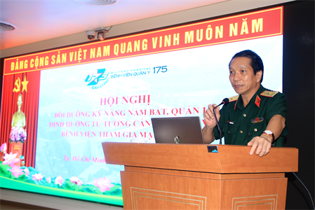 Bệnh viện Quân y 175 tập huấn kỹ năng nắm bắt, quản lý, định hướng tư tưởng cán bộ, nhân viên Bệnh viện tham gia mạng xã hội.