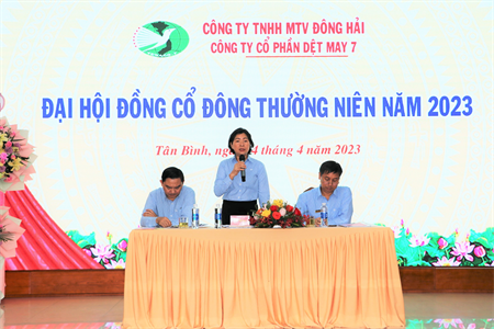 Công ty Cổ phần Dệt May 7 Đại hội đồng cổ đông thường niên năm 2023