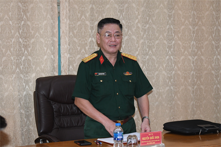 Đoàn kiểm tra 1749 của Ban Thường vụ Đảng ủy Quân khu 7 kiểm tra Đảng ủy Bệnh viện Quân y 7A