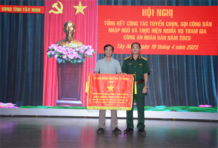 Tỉnh Tây Ninh hoàn thành tốt công tác tuyển quân năm 2023