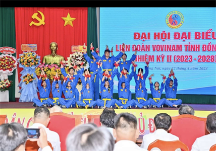 Đại tá võ sư Vũ Văn Điền làm Chủ tịch Liên đoàn Vovinam Đồng Nai khóa II
