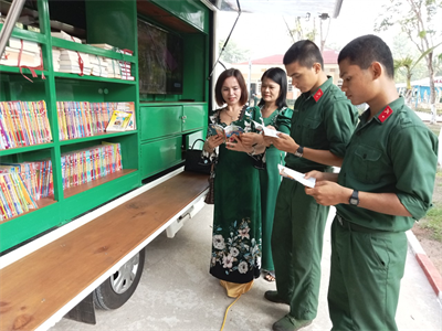 Bộ CHQS tỉnh Bình Phước tổ chức Ngày Sách và Văn hóa đọc Việt Nam lần thứ 2 năm 2023