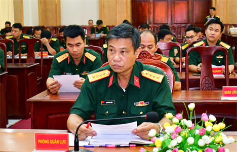 Bộ Tham mưu Quân khu 7 giao ban công tác Quân lực quý I