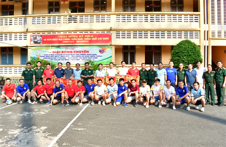 Cụm thi đua 1, Cục Chính trị Quân khu 7 tổ chức giải bóng chuyền kỷ niệm Ngày giải phóng miền Nam