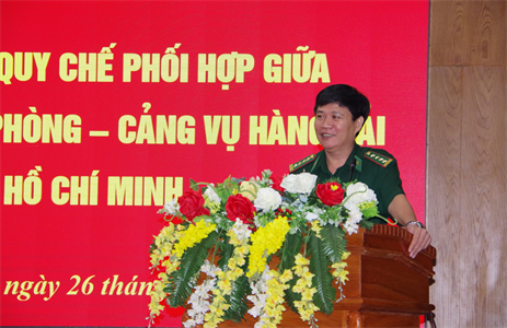 Bộ đội Biên phòng và Cảng vụ hàng hải TPHCM tổng kết quy chế phối hợp