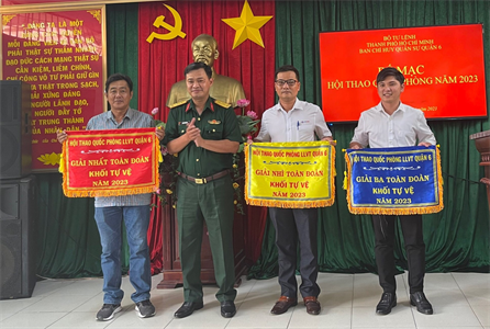 Quận 6 bế mạc Hội thao Quốc phòng năm 2023