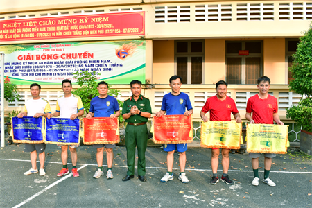 Cụm thi đua 1, Cục Chính trị bế mạc và trao thưởng giải bóng chuyền kỷ niệm Ngày giải phóng miền Nam